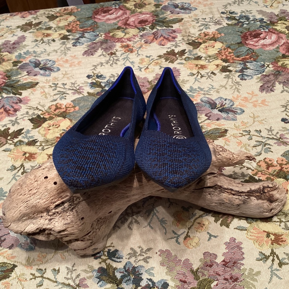 Retired & Rare Rothy's Point Navy Black Python Si… - image 6